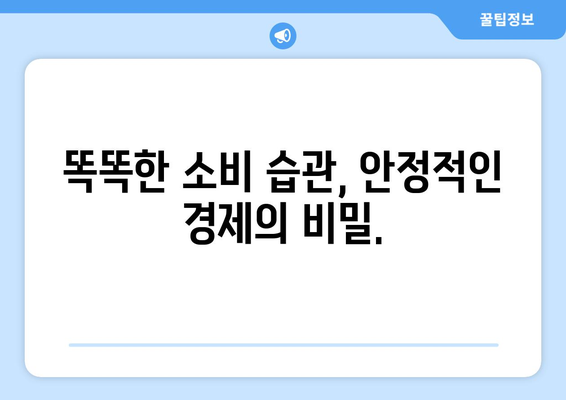 재정 관리를 통한 경제적 안정성 확보