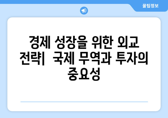 경제와 외교 정책의 상호작용