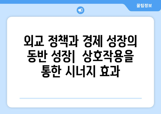 경제와 외교 정책의 상호작용