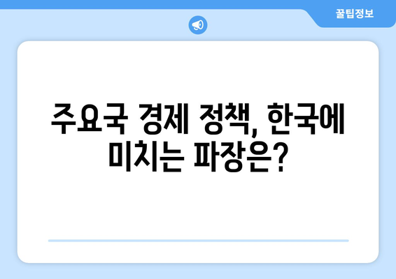 글로벌 경제 동향과 한국 경제의 연관성