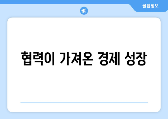 세계 경제 협력이 국가별 경제에 미치는 효과