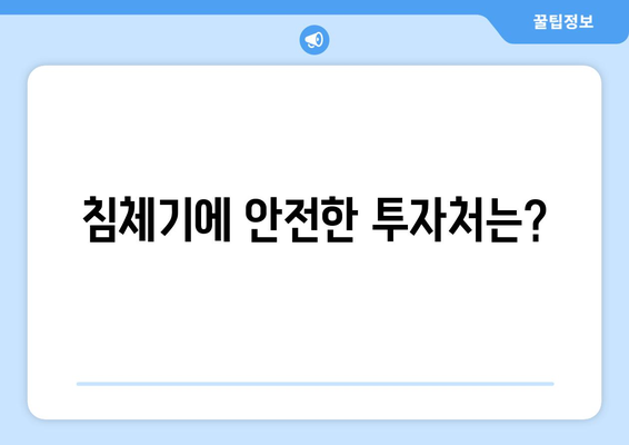 경제 침체기에도 지속 가능한 투자 방안